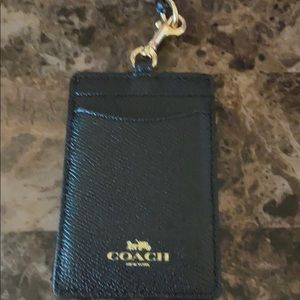 Coach ID/ Credit Card Lanyard